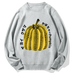 Pumpkin Geek Cotton Sweatshirt