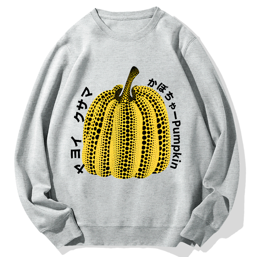 Pumpkin Geek Cotton Sweatshirt