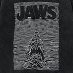 Unisex Jaws Printed Washed Tee