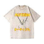 Autism Vintage Wash Japanese Design T-Shirt