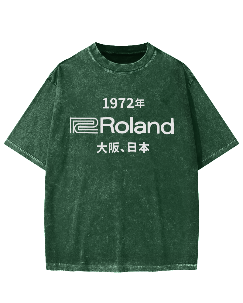Roland 1972 Osaka Vintage Washed T-shirt