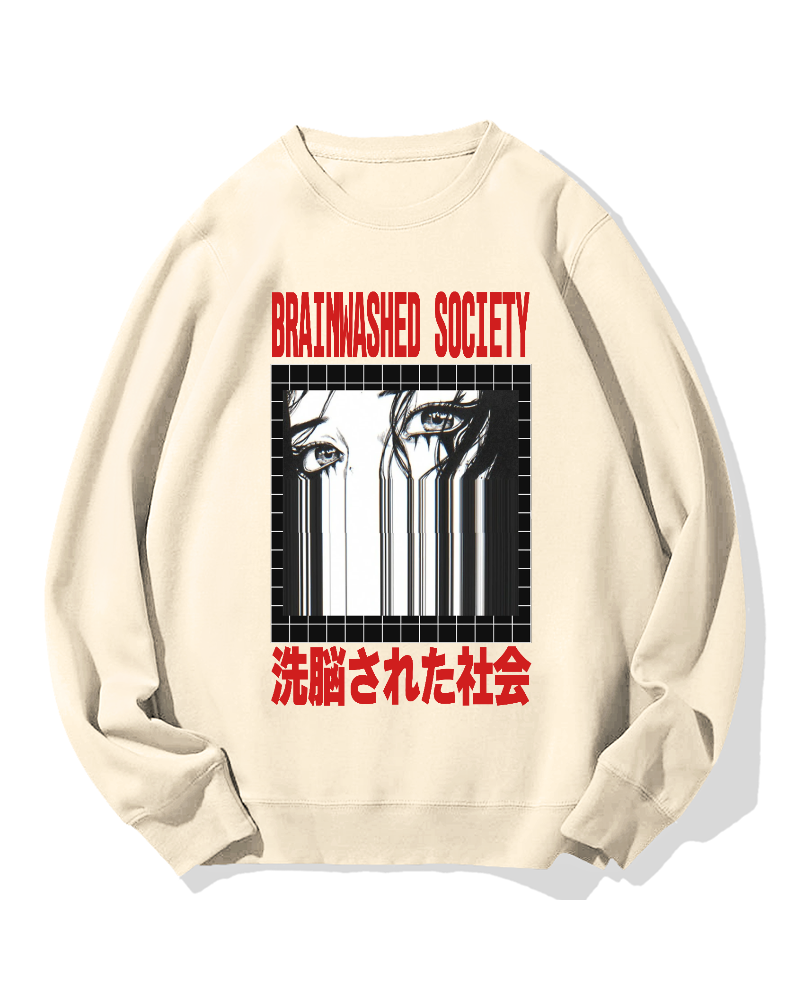 Brainwashed Society Cotton Sweatshirt