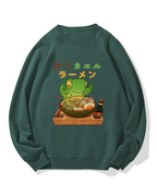 Frog Ramen Cotton Sweatshirt