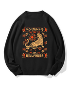 Bengal Tiger Cotton Sweatshirt