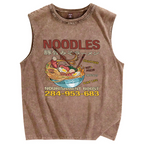 Pork bone miso ramen Vintage Distressed Washed Tank Top