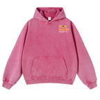 Frog Ramen Vintage Washed Cotton Back Art Hoodie