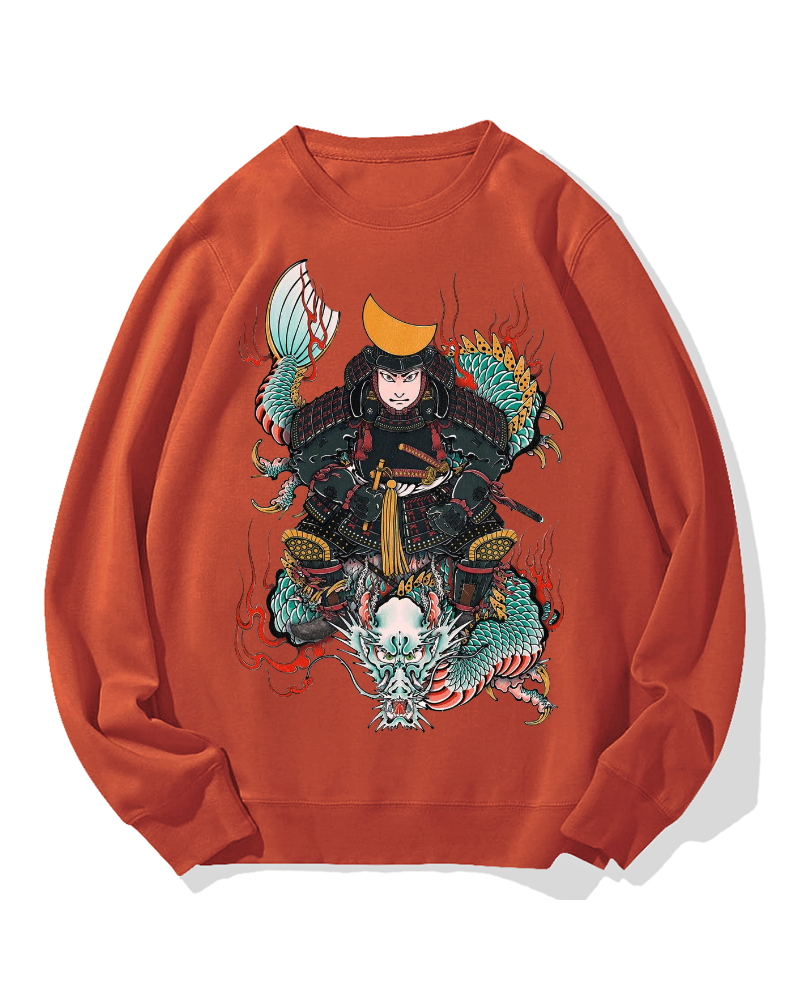 Japanese Samurai Cotton Sweatshirt