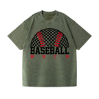 Baseball Vintage Wash Japanese Design T-Shirt