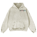 Easter Bigfoot Vintage Washed Cotton Back Art Hoodie