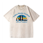 VHS Vintage Wash Japanese Design T-Shirt