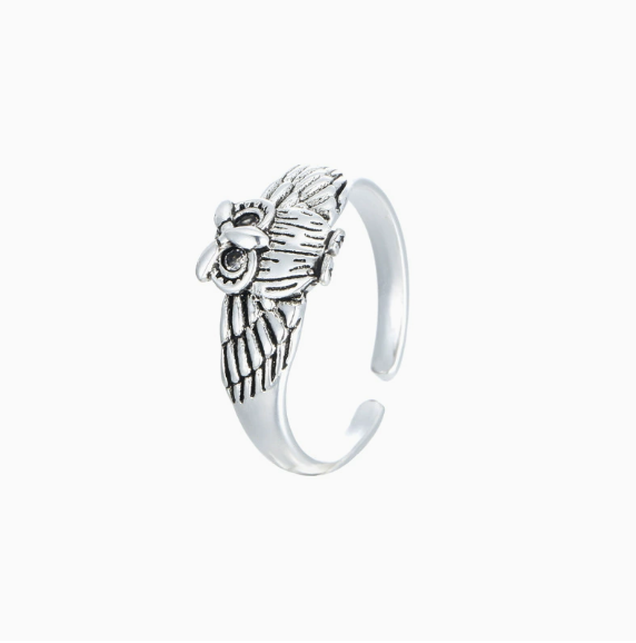 Owl Adjustable Open Ring
