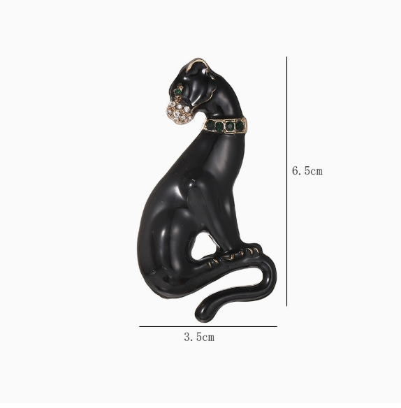 Black Panther Brooch
