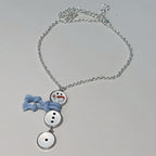 Snowman Necklace