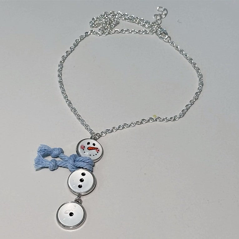Snowman Necklace