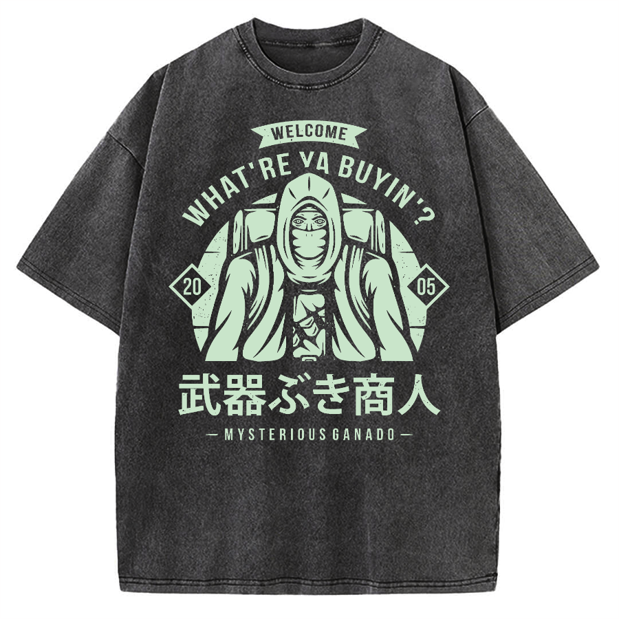Japanese Weapons Dealer Vintage Washed T-shirt