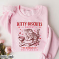 Unisex Valentines Cat Sweatshirt