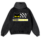 S.E.V Marchal Vintage Washed Cotton Back Art Hoodie
