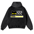 S.E.V Marchal Vintage Washed Cotton Back Art Hoodie