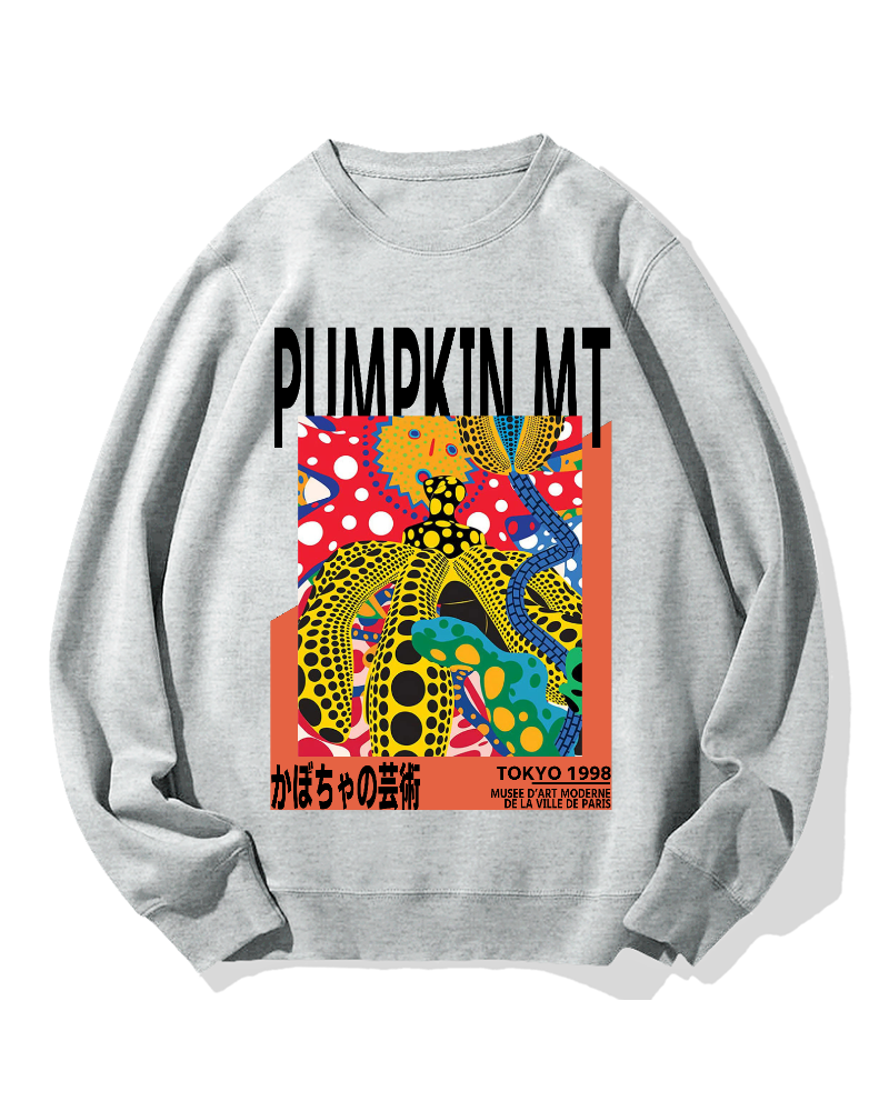 Pumpkin Art Cotton Sweatshirt