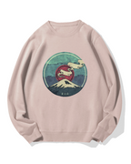 Fuji Mountain Cotton Sweatshirt