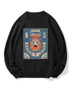 Ramen Temple Cotton Sweatshirt