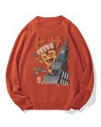 Pizza Monster Cotton Sweatshirt
