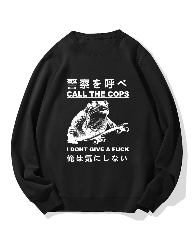 Skateboarding Toad Cotton Sweatshirt