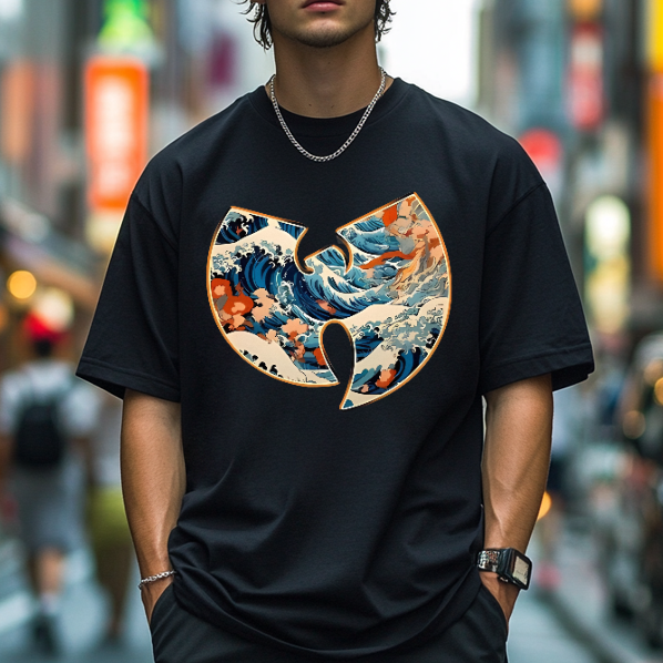 The Great Wave off Kanagawa Japanese Style Classic Tee