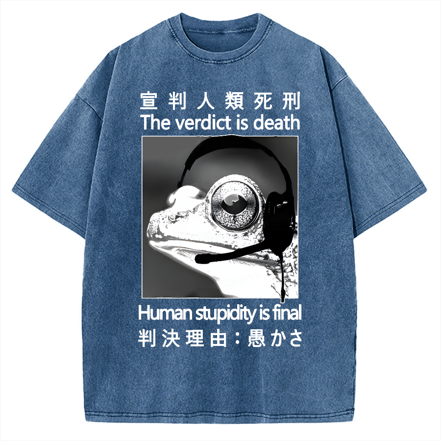 Frog Judge Vintage Washed T-shirt