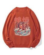 Takoyaki Octopus Monster Cotton Sweatshirt