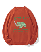 Mentally Stable Assassin Frog Cotton Sweatshirt