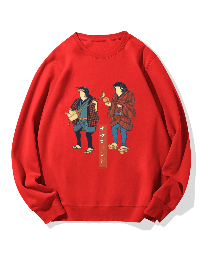 Catfish Band Cotton Sweatshirt
