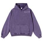 Snug Cat Vintage Washed Cotton Back Art Hoodie