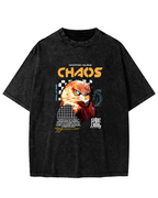 Japanese Eagle Pattern Vintage Distressed T-shirt