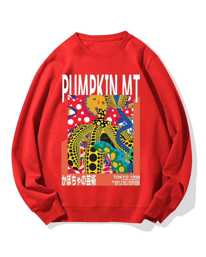 Pumpkin Art Cotton Sweatshirt