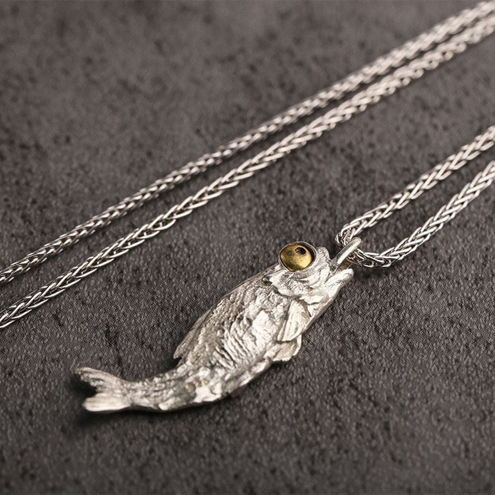Sardine fish necklace