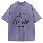 Arson Frog Vintage Washed T-shirt