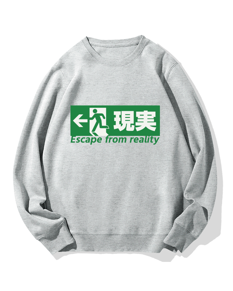 Escape From Reality Cotton Sweatshirt