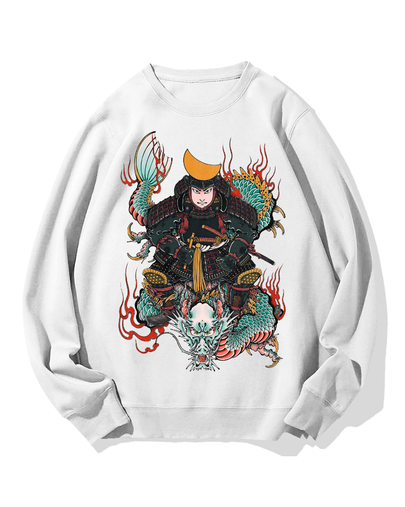 Japanese Samurai Cotton Sweatshirt