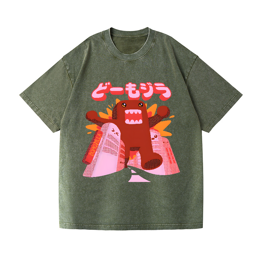 Domozilla Domo Kun Vintage Wash Japanese Design T-Shirt
