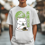 Cat Tea Japanese Style Classic Tee