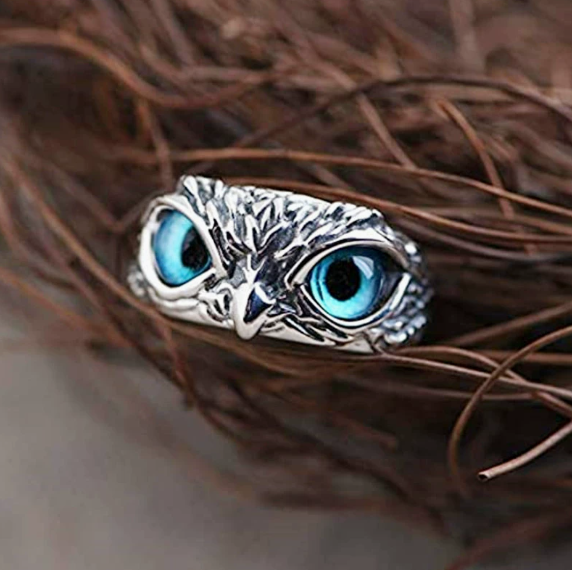 Owl Evil Eye Vintage Ring