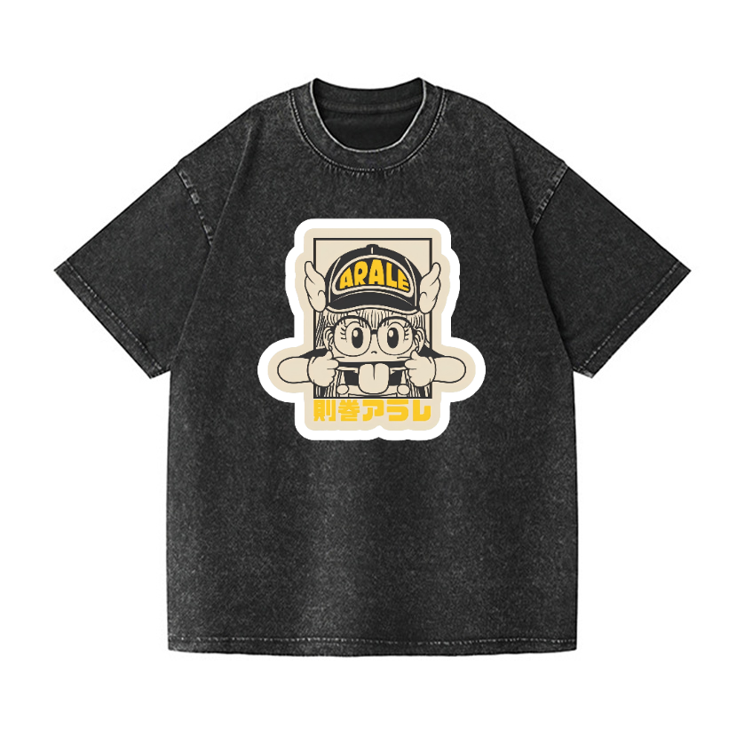 Arale Anime Vintage Wash Japanese Design T-Shirt