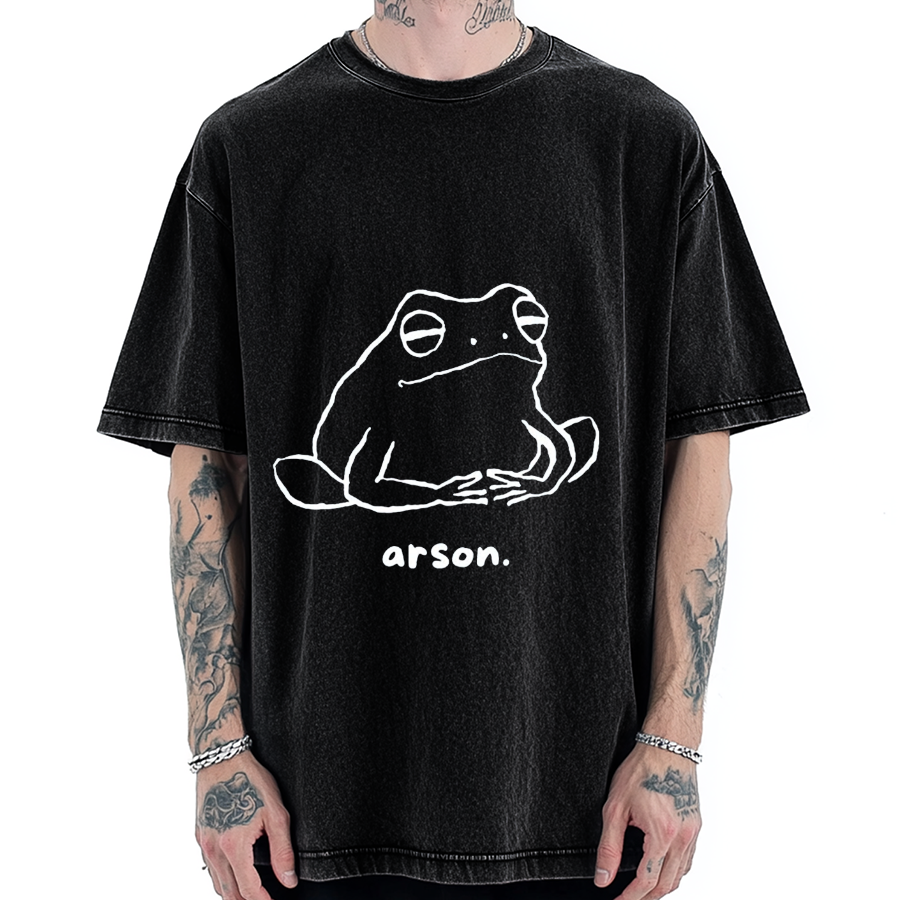 Arson Frog Vintage Washed T-shirt