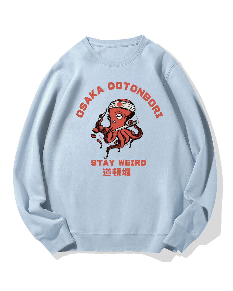 Dotonbori Octpus Cotton Sweatshirt