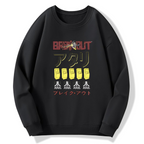 Japanese retro art Cotton Pullover Sweatshirt