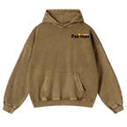 Pacman Vintage Washed Cotton Back Art Hoodie