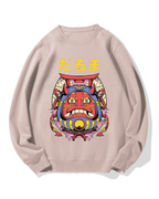 Japanese Daruma Cotton Sweatshirt