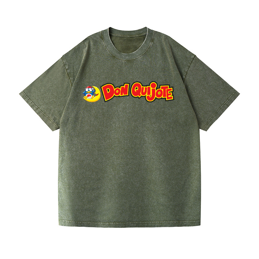 Don Quijote Vintage Wash Japanese Design T-Shirt