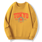 Tokyo Retro Art Cotton Pullover Sweatshirt
